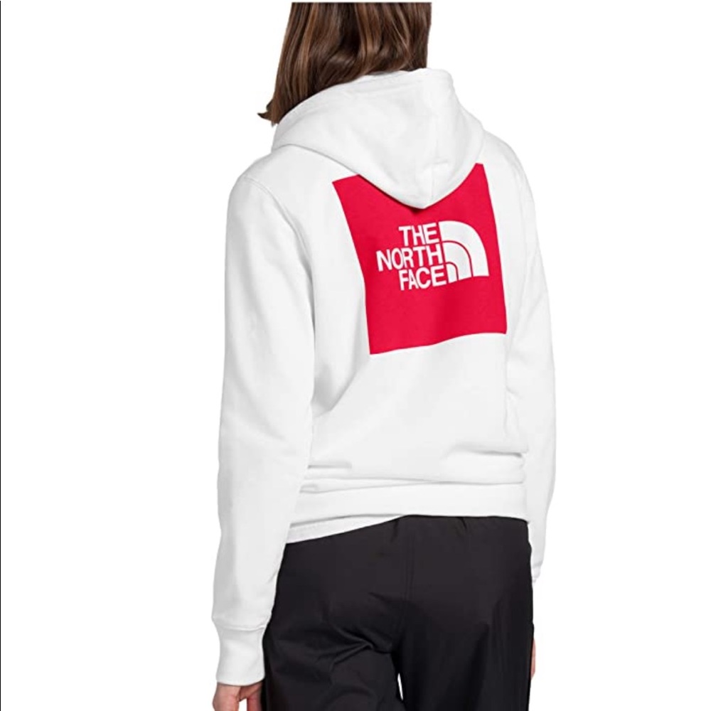 NWT The North Face Box Pullover Hoodie White New L - Picture 2 of 5